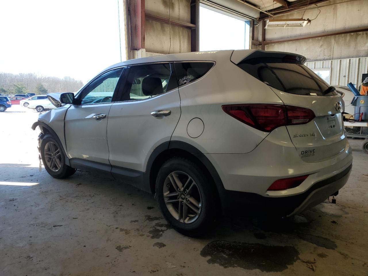 2017 Hyundai Santa Fe VIN 5XYZTDLB5HG464149 Copart auction photo, front end / minor dent/scratches damage thumbnail 2