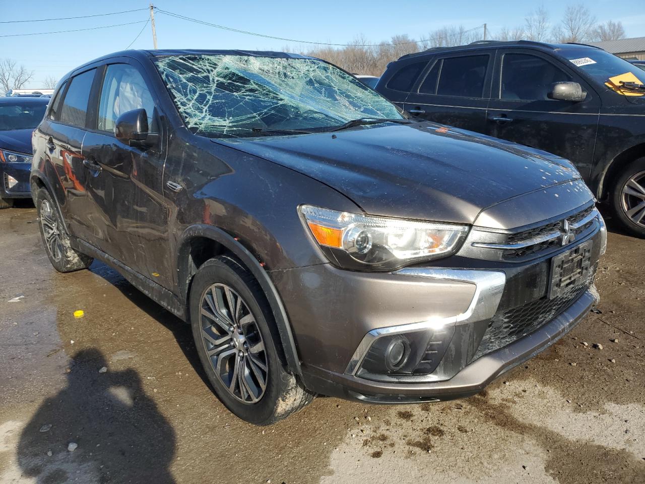 2018 Mitsubishi Outlander VIN JA4AP3AU5JZ005656 Copart auction photo, rollover damage thumbnail 4