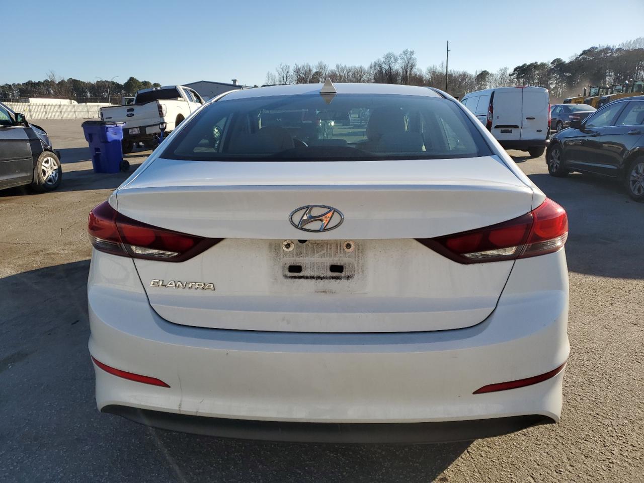 2017 Hyundai Elantra VIN 5NPD84LF6HH020317 Copart auction photo, front end damage thumbnail 6