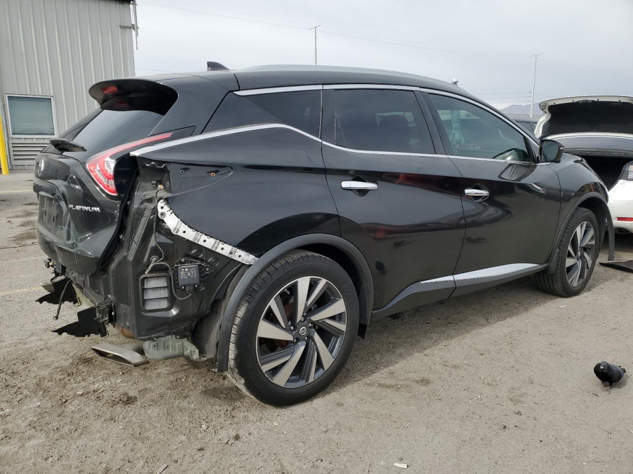 2018 Nissan Murano VIN 5N1AZ2MG0JN198611 Copart auction photo, front end / rear end damage thumbnail 3