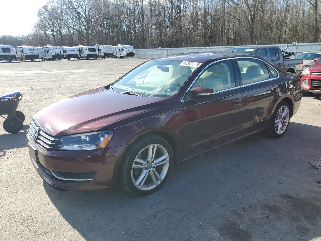 2014 Volkswagen Passat VIN 1VWBT7A30EC059974