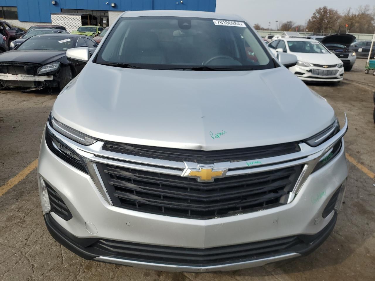2022 Chevrolet Equinox VIN 3GNAXKEV8NL270272 Copart auction photo, rear end damage thumbnail 5