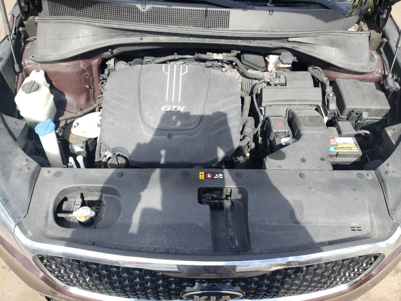 2017 KIA Sorento VIN 5XYPG4A54HG290910 Copart auction photo, front end / side damage thumbnail 12