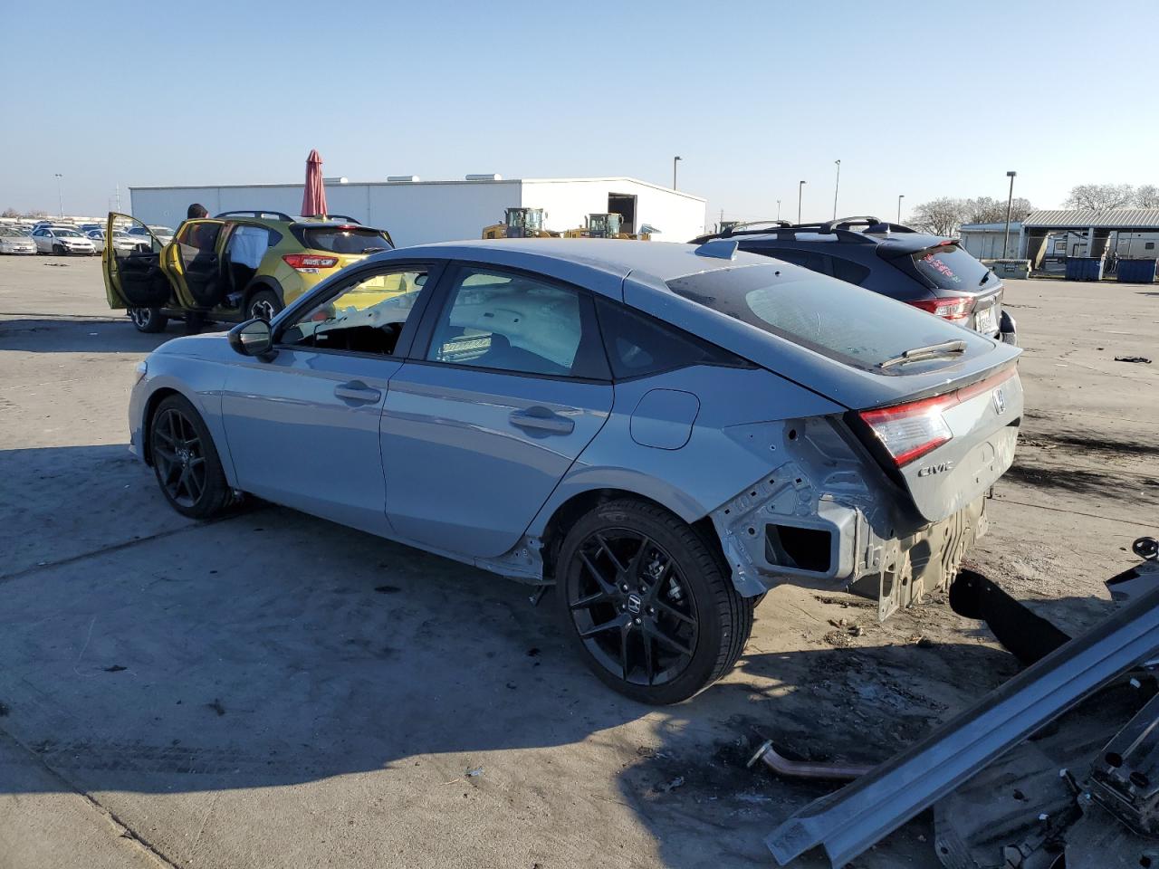 2024 Honda Civic VIN 19XFL2H8XRE028691 Copart auction photo, rear end / side damage thumbnail 2
