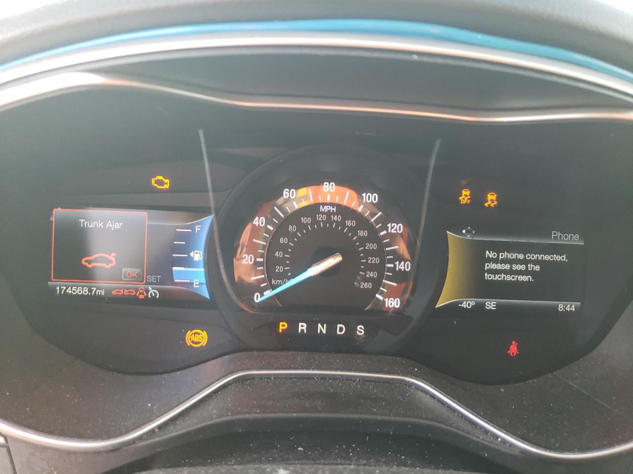 2016 Ford Fusion VIN 3FA6P0HD5GR112158 Copart auction photo, front end damage thumbnail 9
