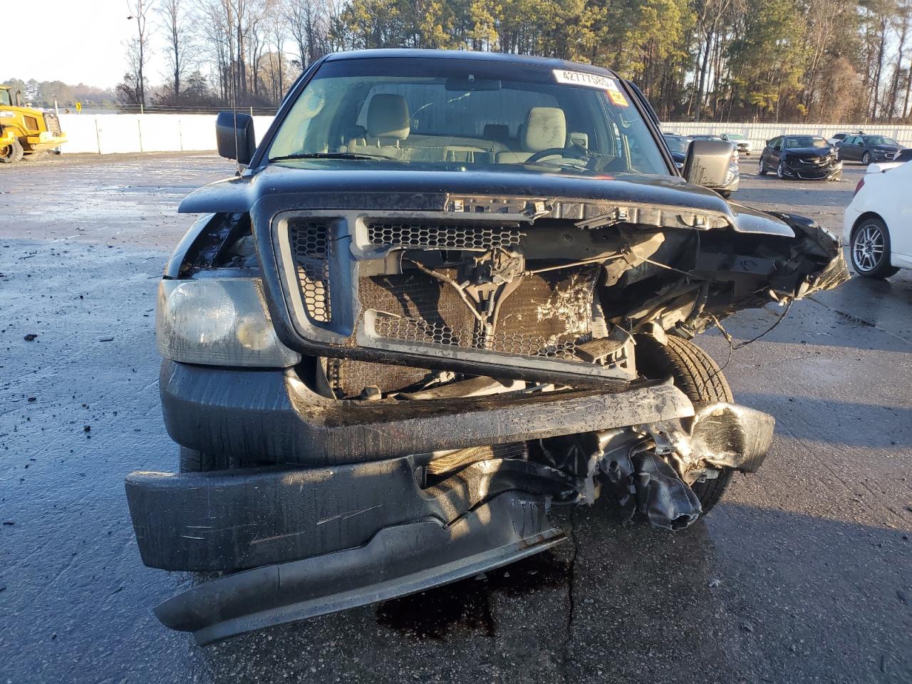 2006 Ford F-150 VIN 1FTRX12W26FA78974 Copart auction photo, front end damage thumbnail 5