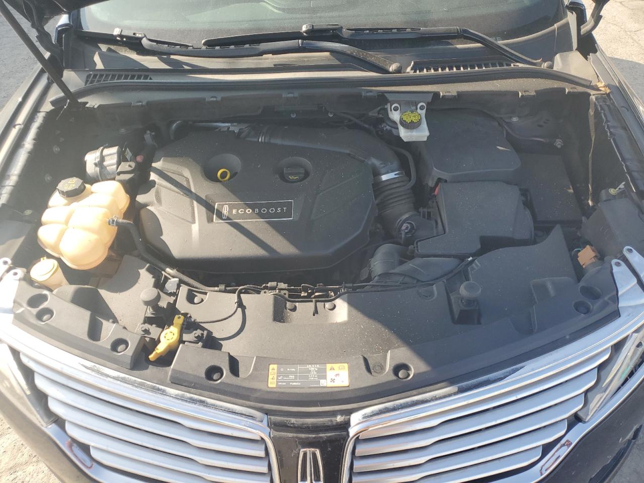 2016 Lincoln MKC VIN 5LMCJ3D91GUJ31485 Copart auction photo, front end / rejected repair damage thumbnail 12