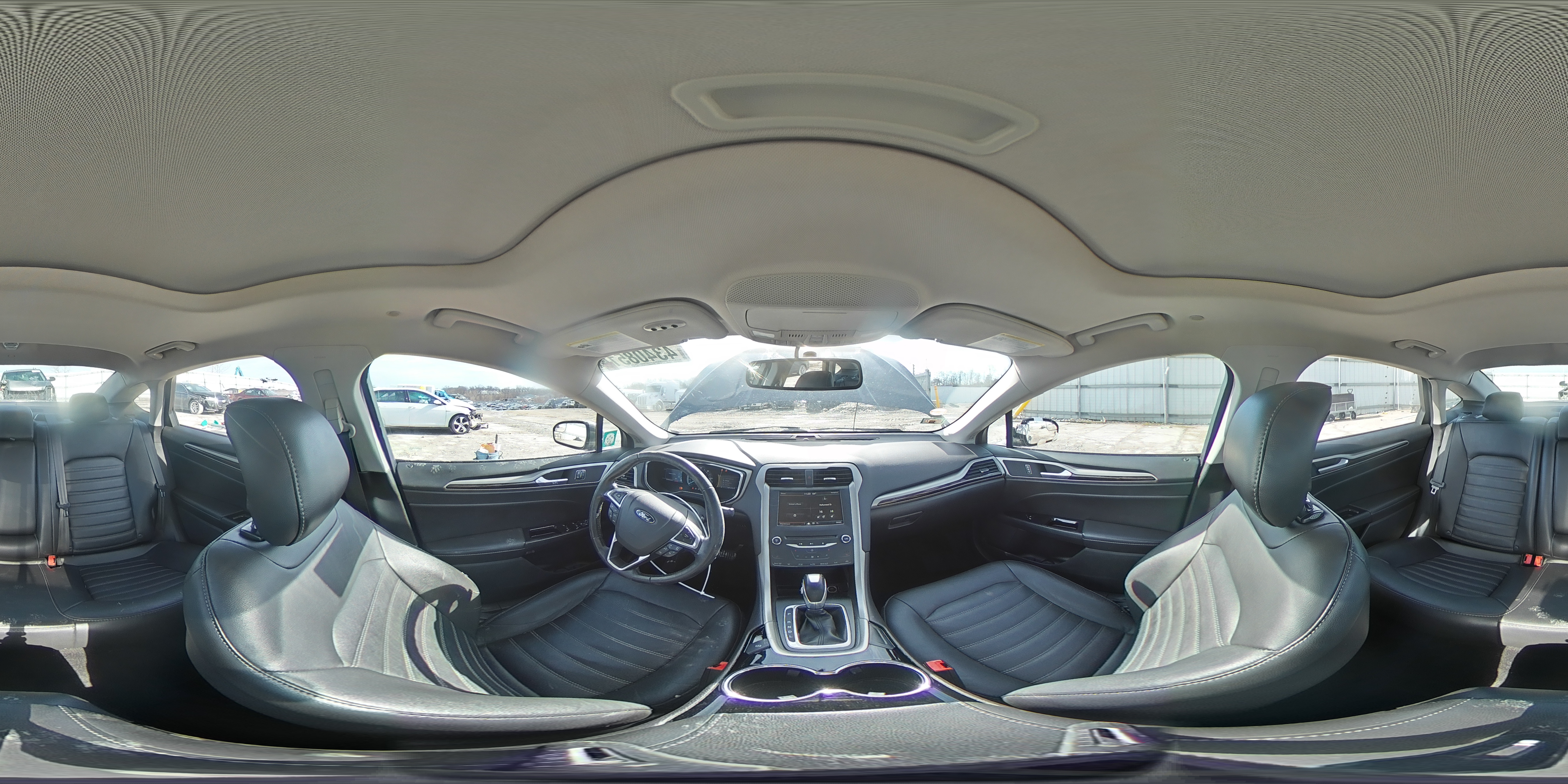 2015 Ford Fusion VIN 3FA6P0LU3FR146850 Copart auction photo, front end / side damage thumbnail 13