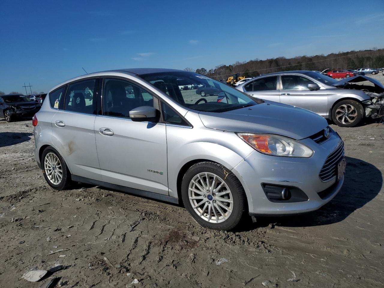 2013 Ford C-MAX VIN 1FADP5BU8DL532956 Copart auction photo, front end / rear end damage thumbnail 4
