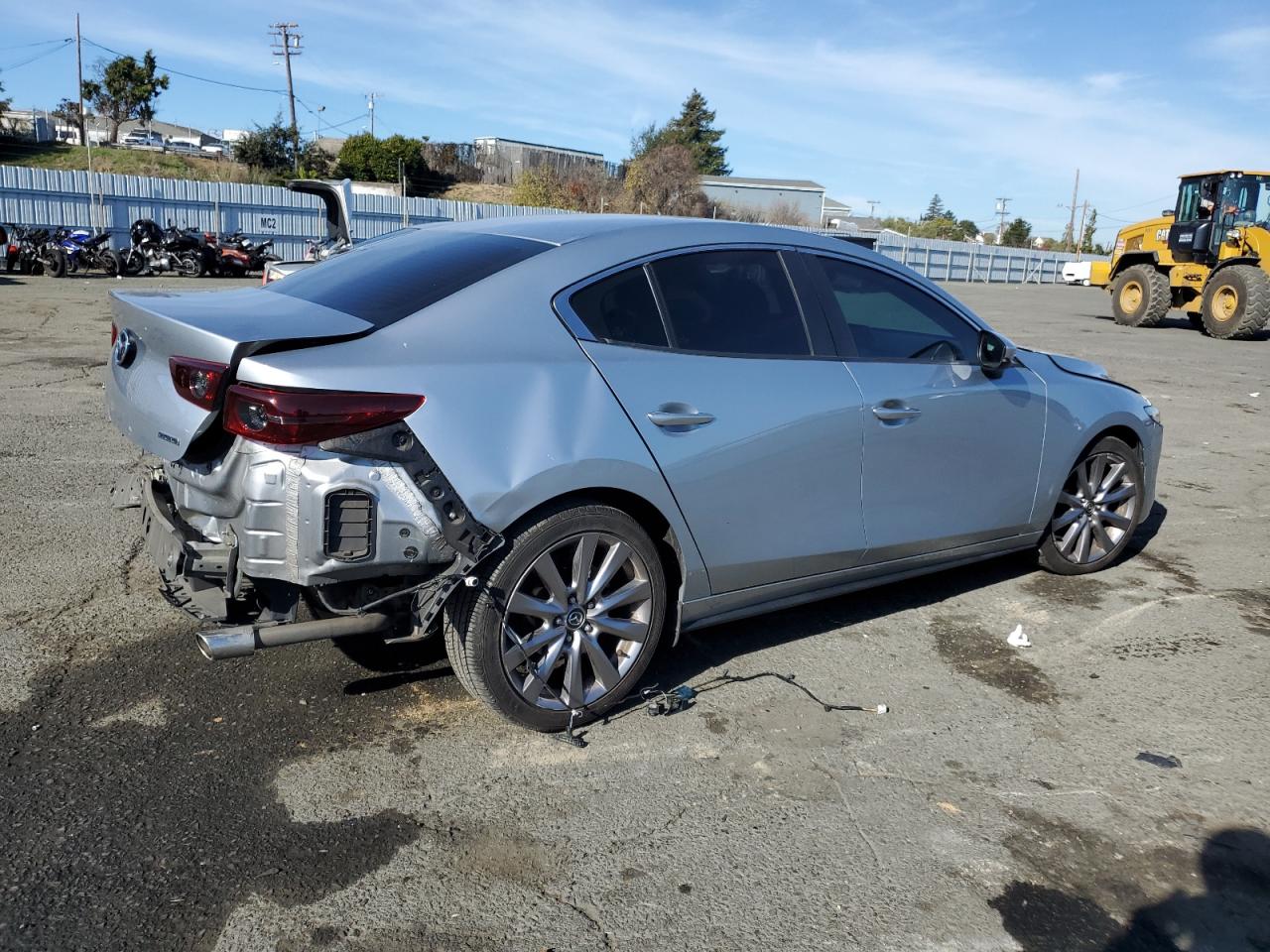 2019 Mazda 3 VIN 3MZBPAAL8KM109600 Copart auction photo, rear end / all over damage thumbnail 3