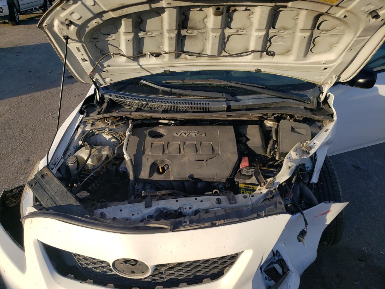 2010 Toyota Corolla VIN 2T1BU4EE2AC370687 Copart auction photo, front end / undercarriage damage thumbnail 11