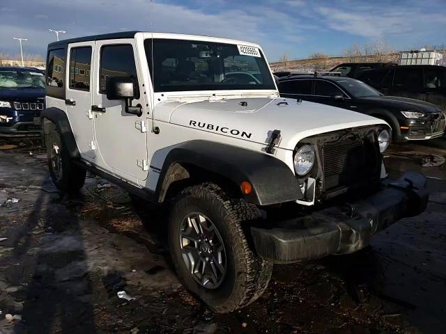 2015 Jeep Wrangler VIN 1C4BJWFGXFL747383 Copart auction photo, side / front end damage thumbnail 15