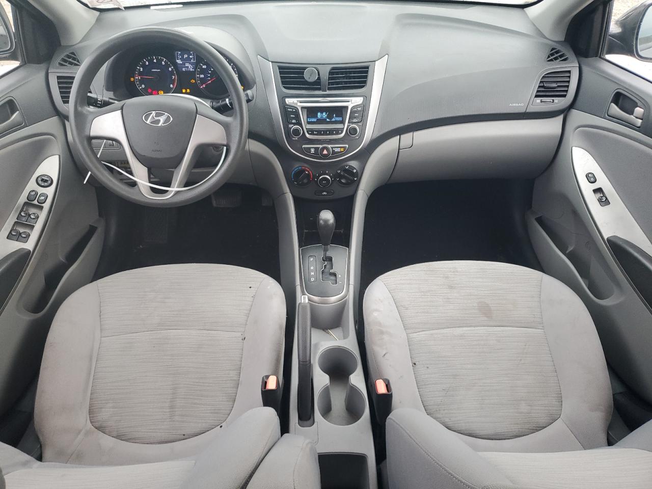 2017 Hyundai Accent VIN KMHCT4AE1HU244049 Copart auction photo, front end / minor dent/scratches damage thumbnail 8