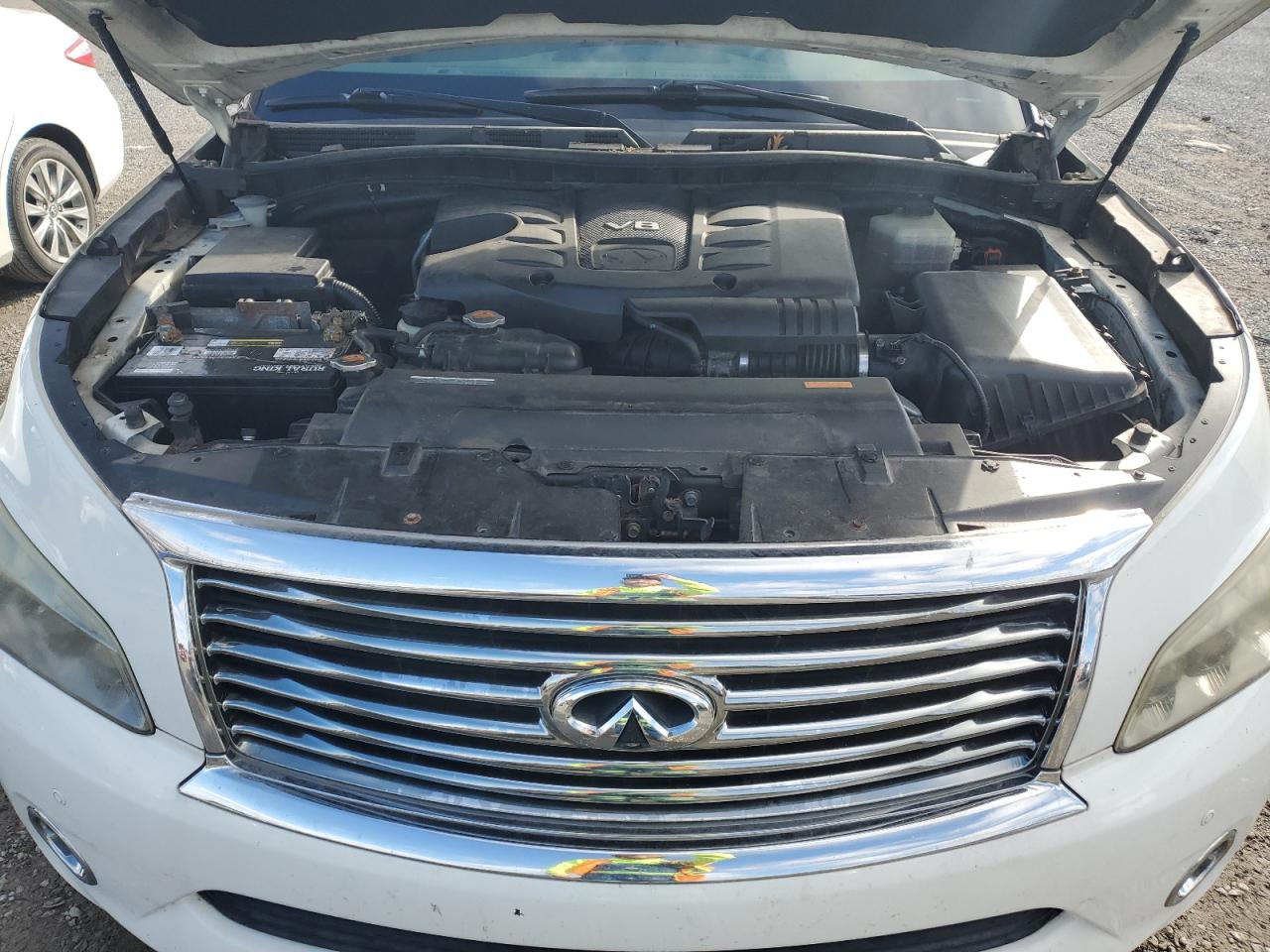2012 Infiniti QX56 VIN JN8AZ2NC1C9316374 Copart auction photo, rear end damage thumbnail 12