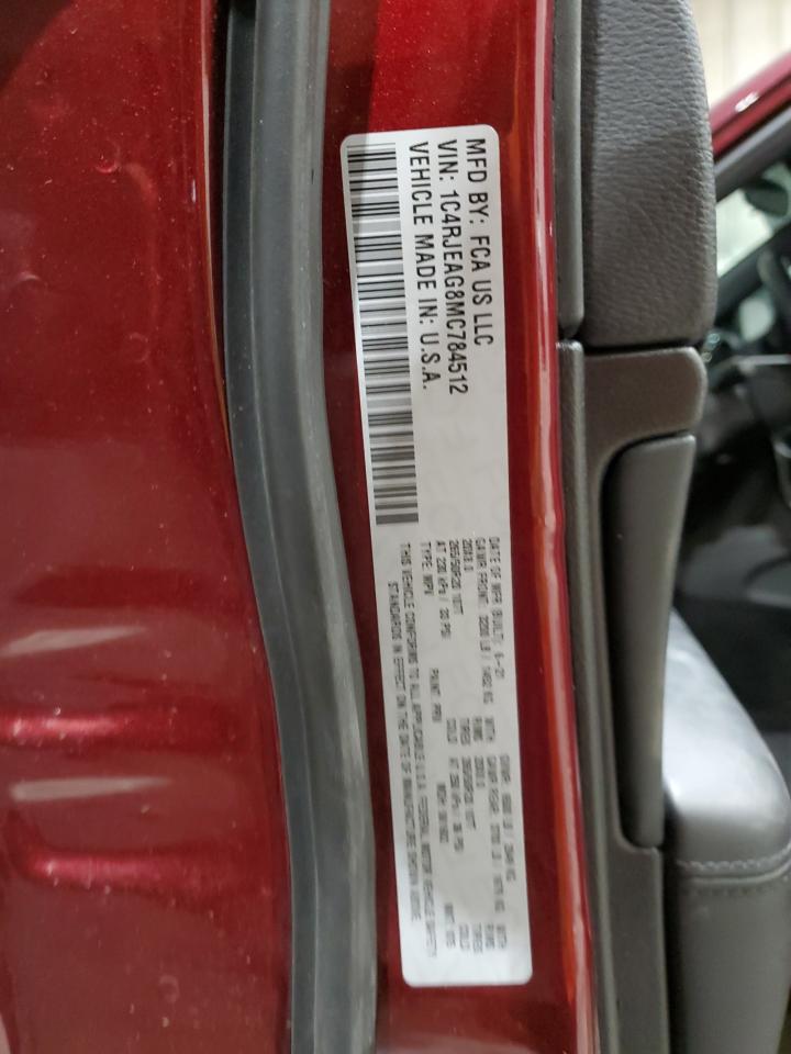 2021 Jeep Grand Cherokee VIN 1C4RJEAG8MC784512 Copart auction photo, mechanical / rear end damage thumbnail 13