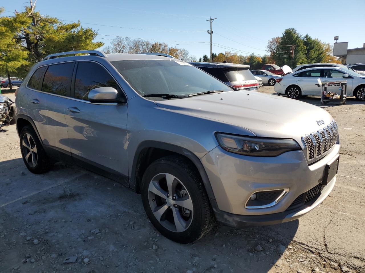 2020 Jeep Grand Cherokee VIN 1C4PJMDX7LD500941 Copart auction photo, side / front end damage thumbnail 4