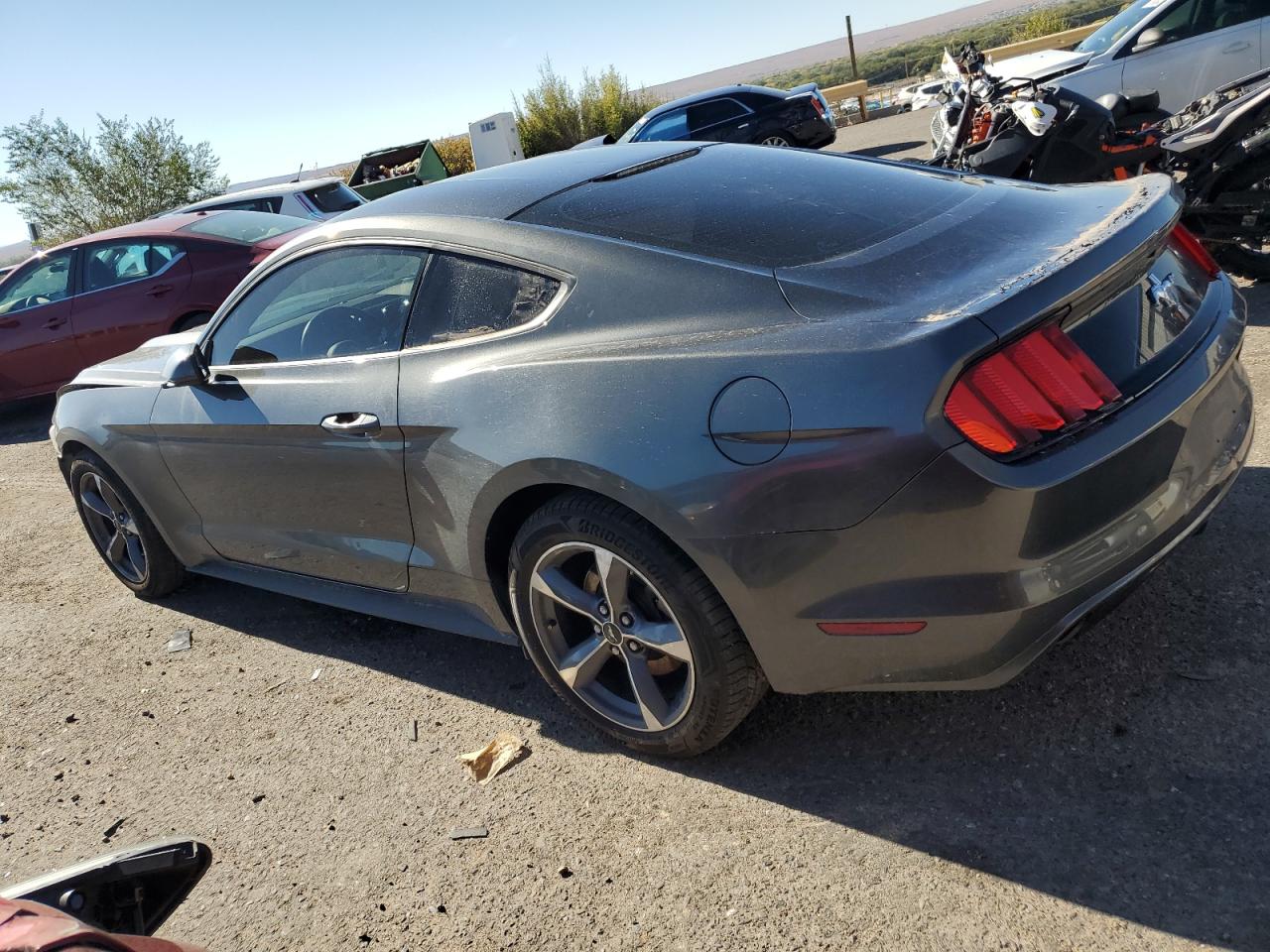 2015 Ford Mustang VIN 1FA6P8AM0F5303027 Copart auction photo, front end damage thumbnail 2