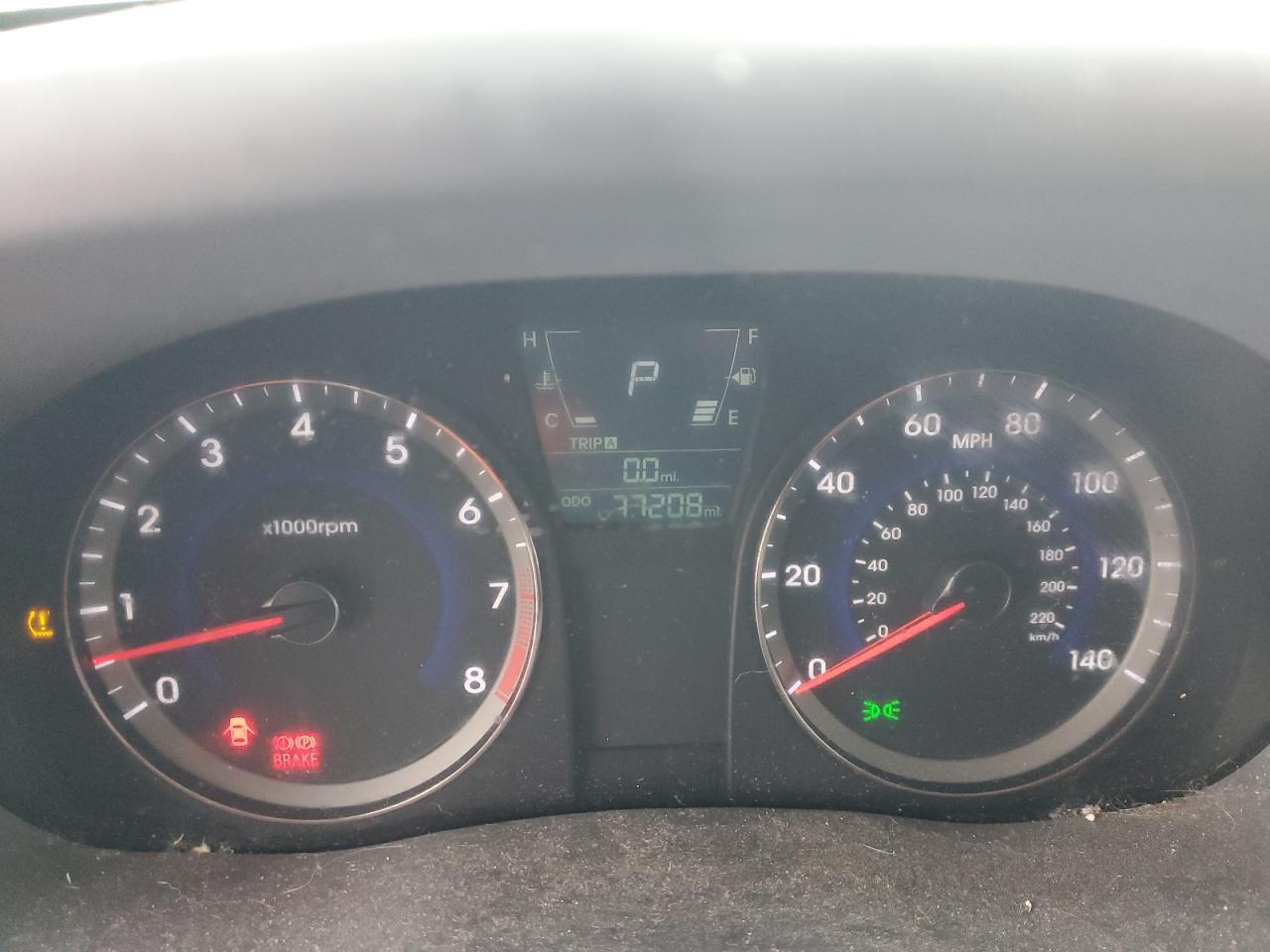 2014 Hyundai Accent VIN KMHCU4AE3EU761362 Copart auction photo, mechanical damage thumbnail 9