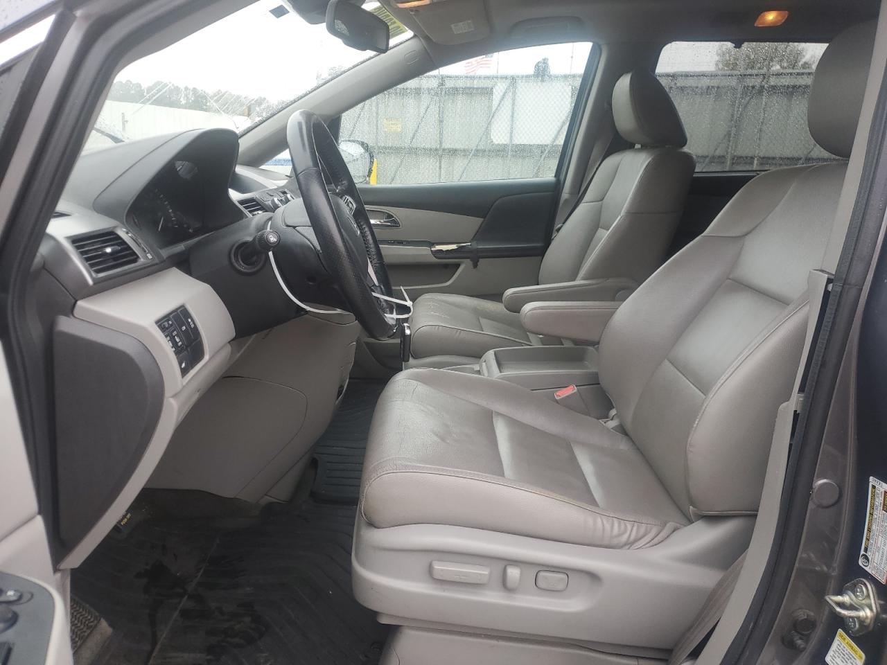 2014 Honda Odyssey VIN 5FNRL5H62EB017878 Copart auction photo, front end / side damage thumbnail 7