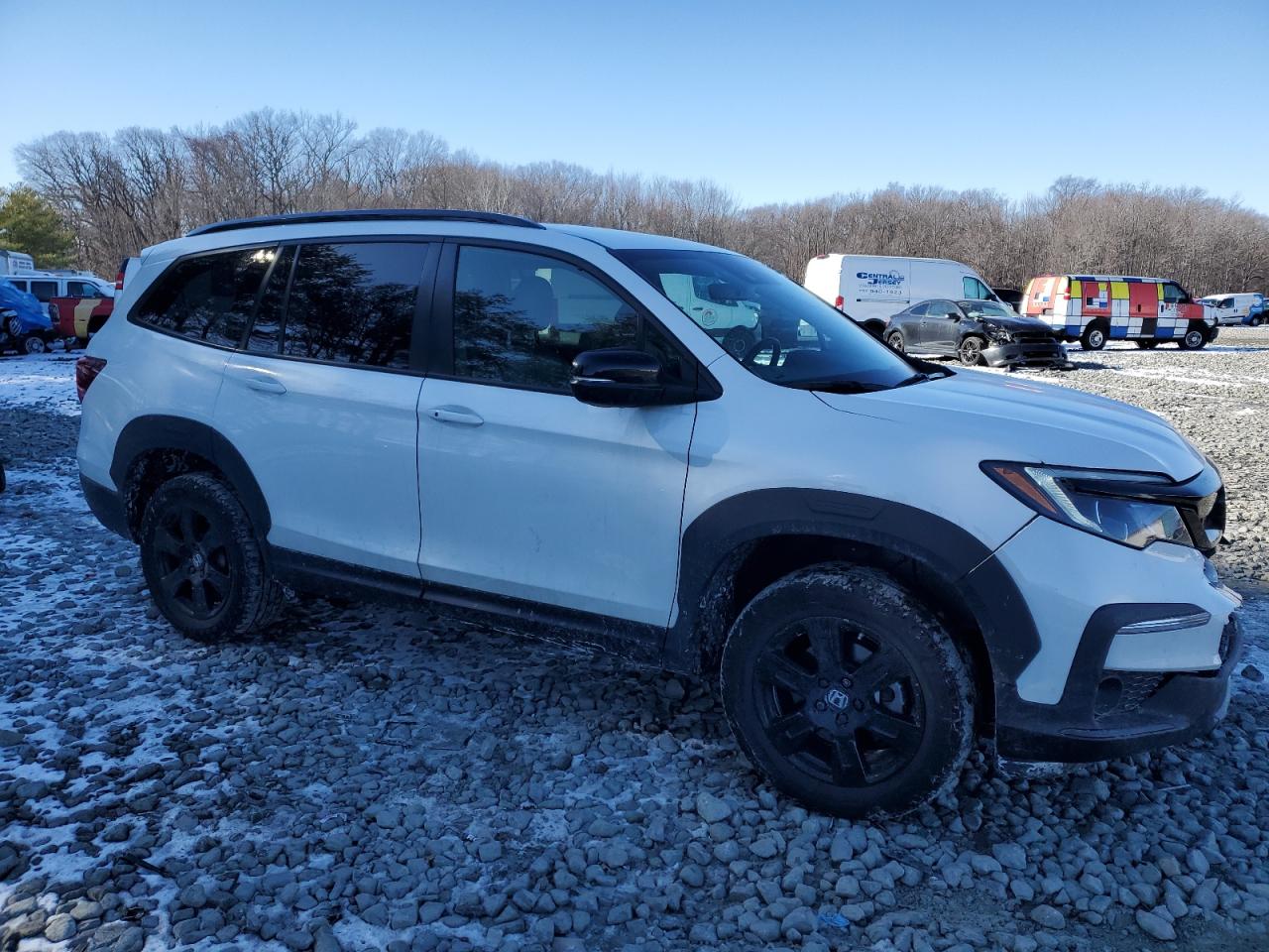 2022 Honda Pilot VIN 5FNYF6H8XNB082598 Copart auction photo, front end damage thumbnail 4