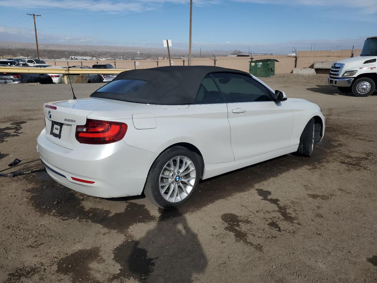 2016 BMW 2er VIN WBA1K9C52GV321798 Copart auction photo, front end damage thumbnail 3