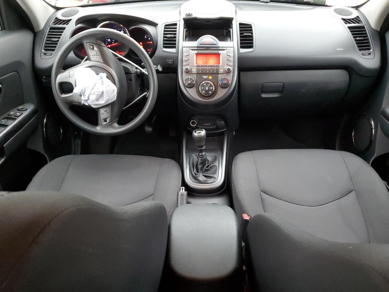 2010 KIA Soul VIN KNDJT2A21A7104156 Copart auction photo, front end / side damage thumbnail 8