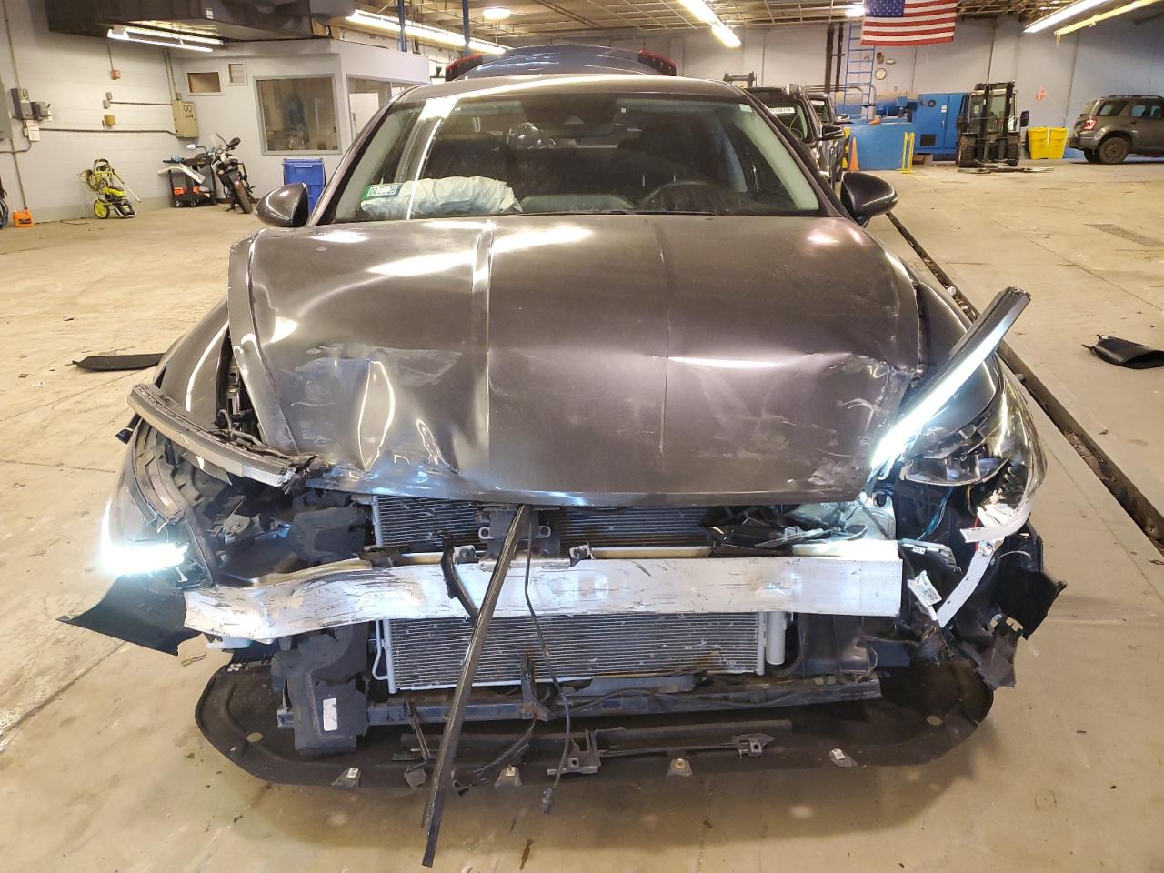 2020 Hyundai Sonata VIN 5NPEL4JA1LH055639 Copart auction photo, front end damage thumbnail 5