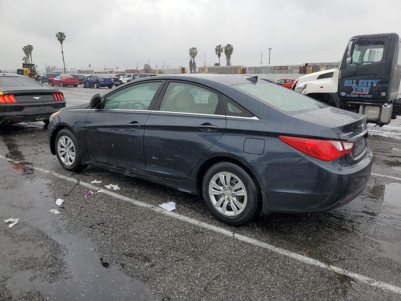 2013 Hyundai Sonata VIN 5NPEB4AC5DH604152 Copart auction photo, undercarriage / vandalism damage thumbnail 2