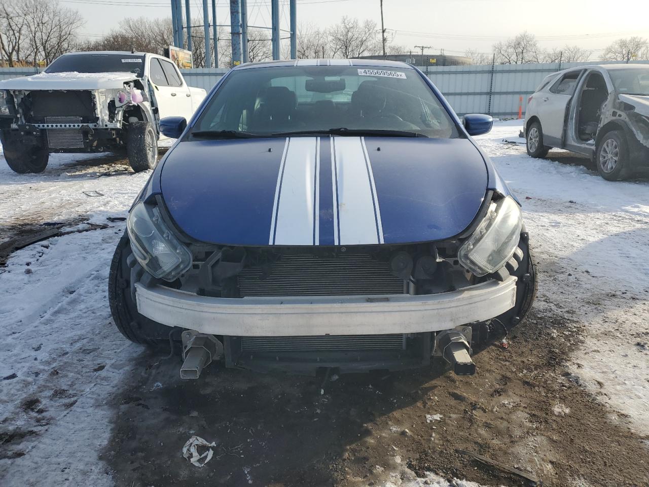 2014 Dodge Dart VIN 1C3CDFBB6ED803564 Copart auction photo, undercarriage / side damage thumbnail 5