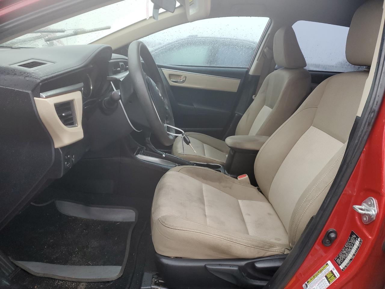 2014 Toyota Corolla VIN 5YFBURHE0EP101103 Copart auction photo, front end / rear end damage thumbnail 7