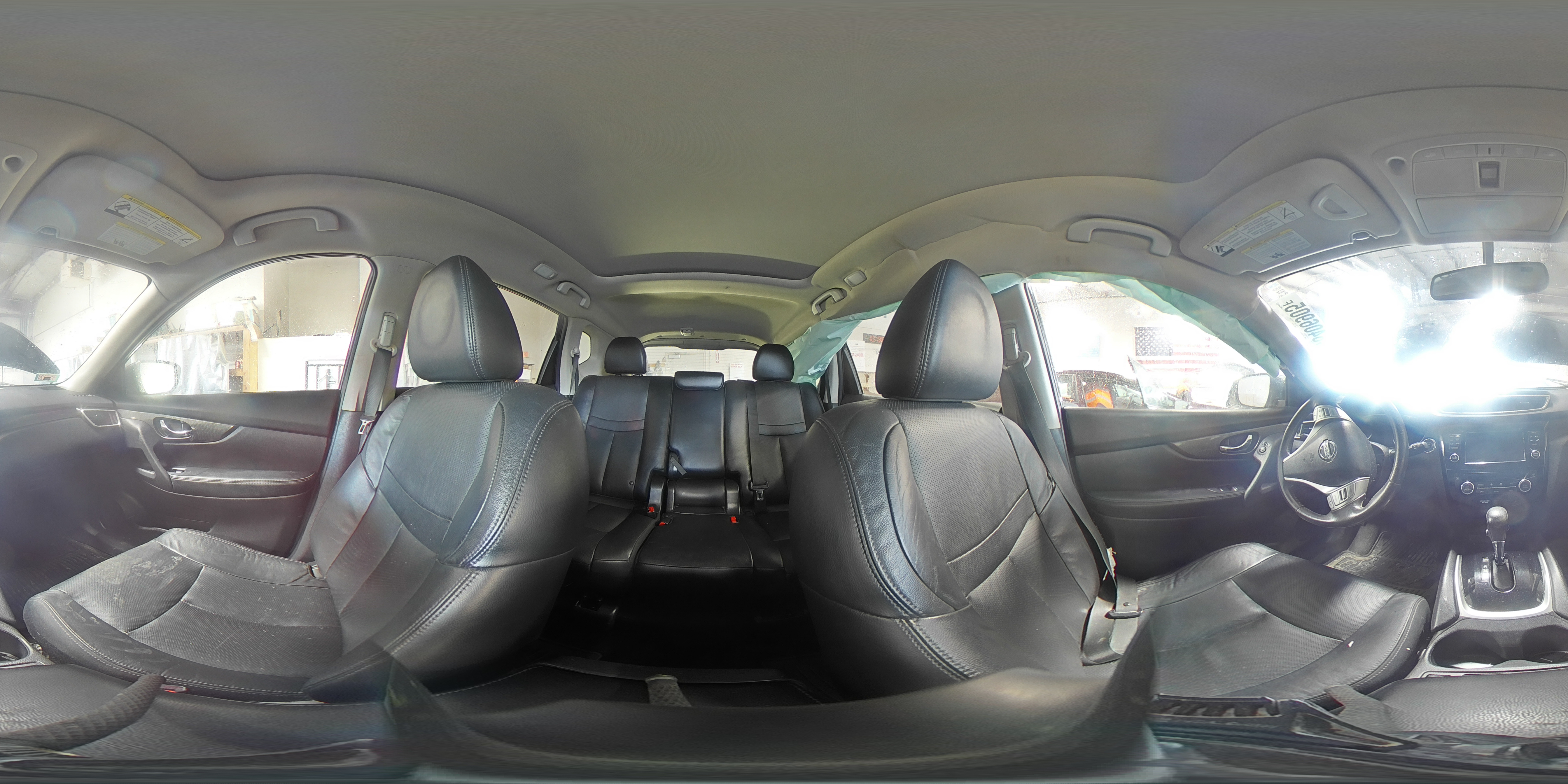 2015 Nissan Rogue VIN 5N1AT2MV1FC770949 Copart auction photo, rear end / side damage thumbnail 14