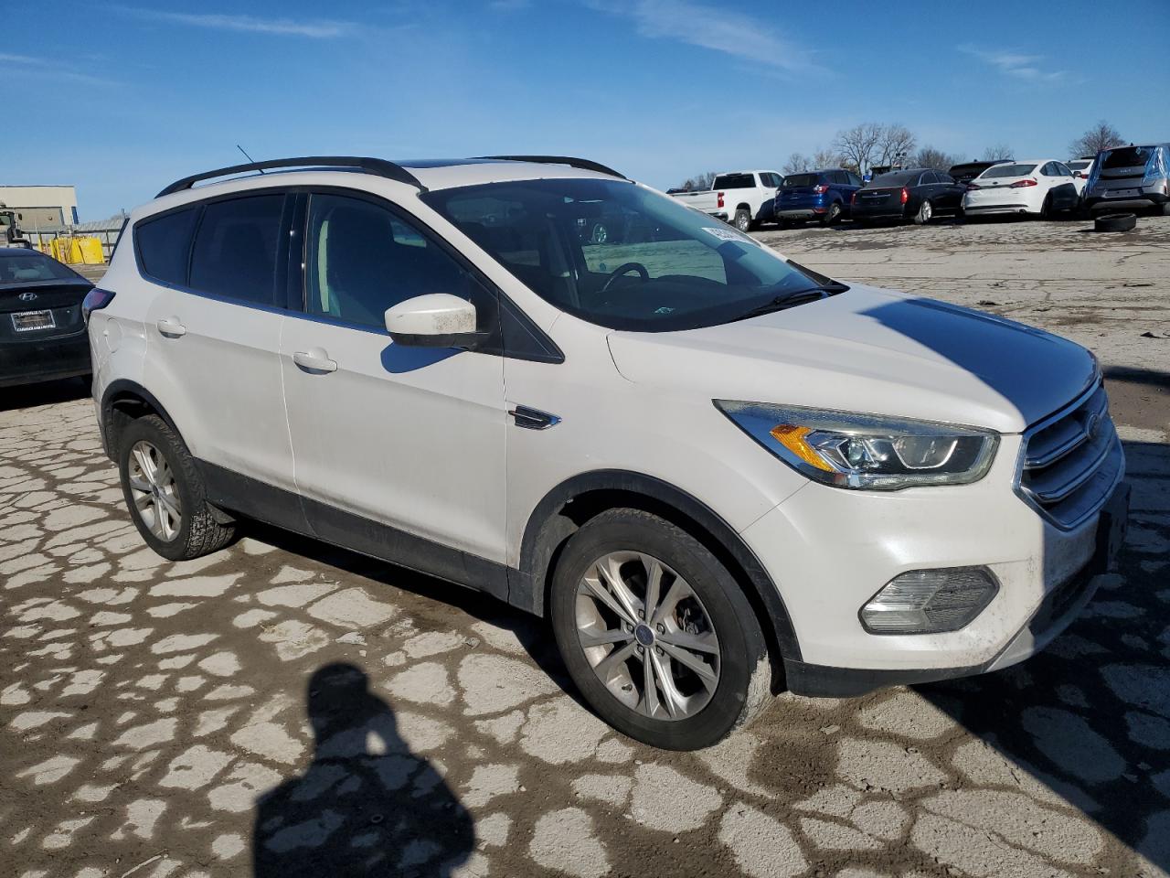 2017 Ford Escape VIN 1FMCU9GD0HUB52858 Copart auction photo, rear end / minor dent/scratches damage thumbnail 4