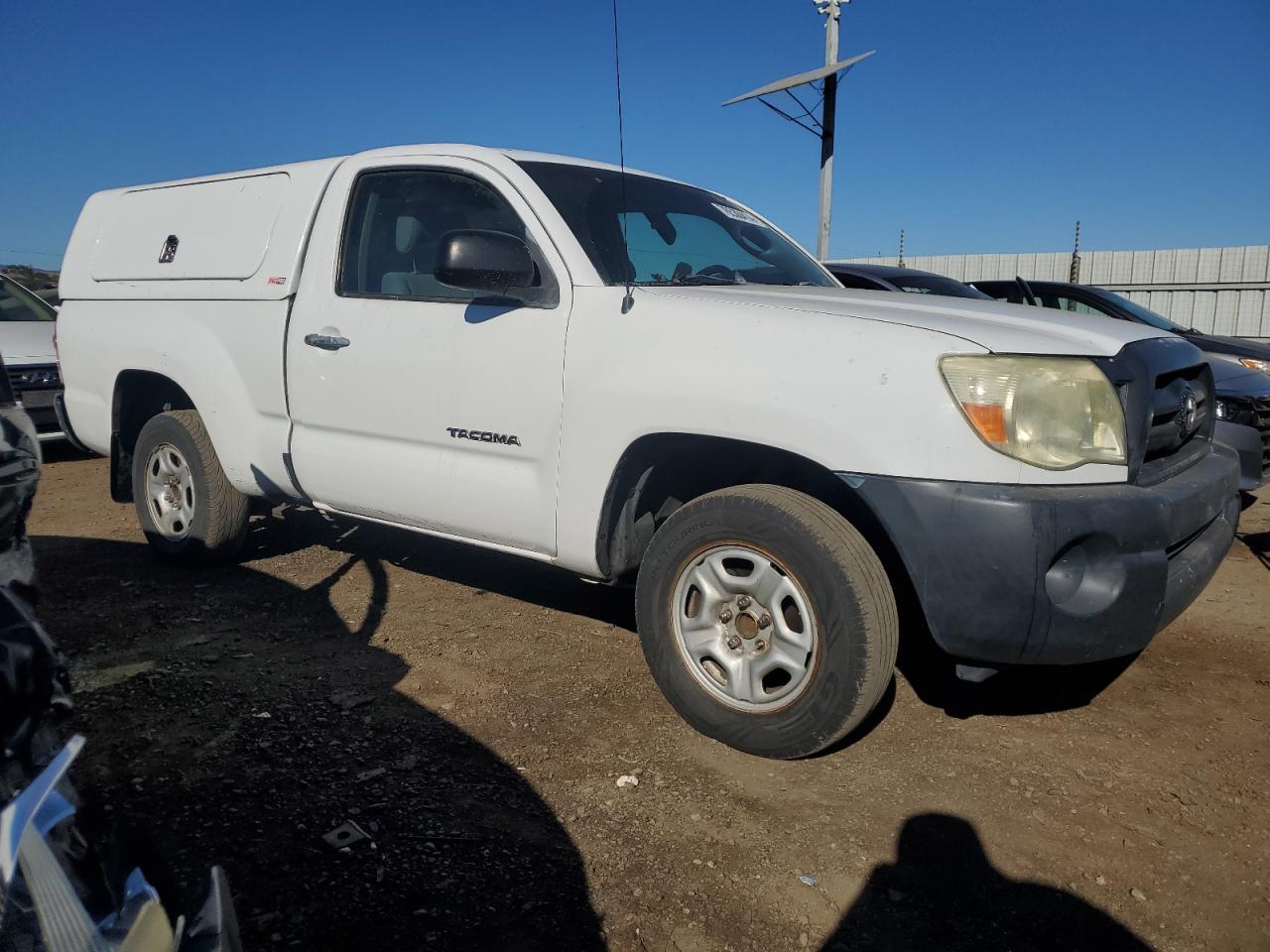 2008 Toyota Tacoma VIN 5TENX22N88Z484596 Copart auction photo, side damage thumbnail 4