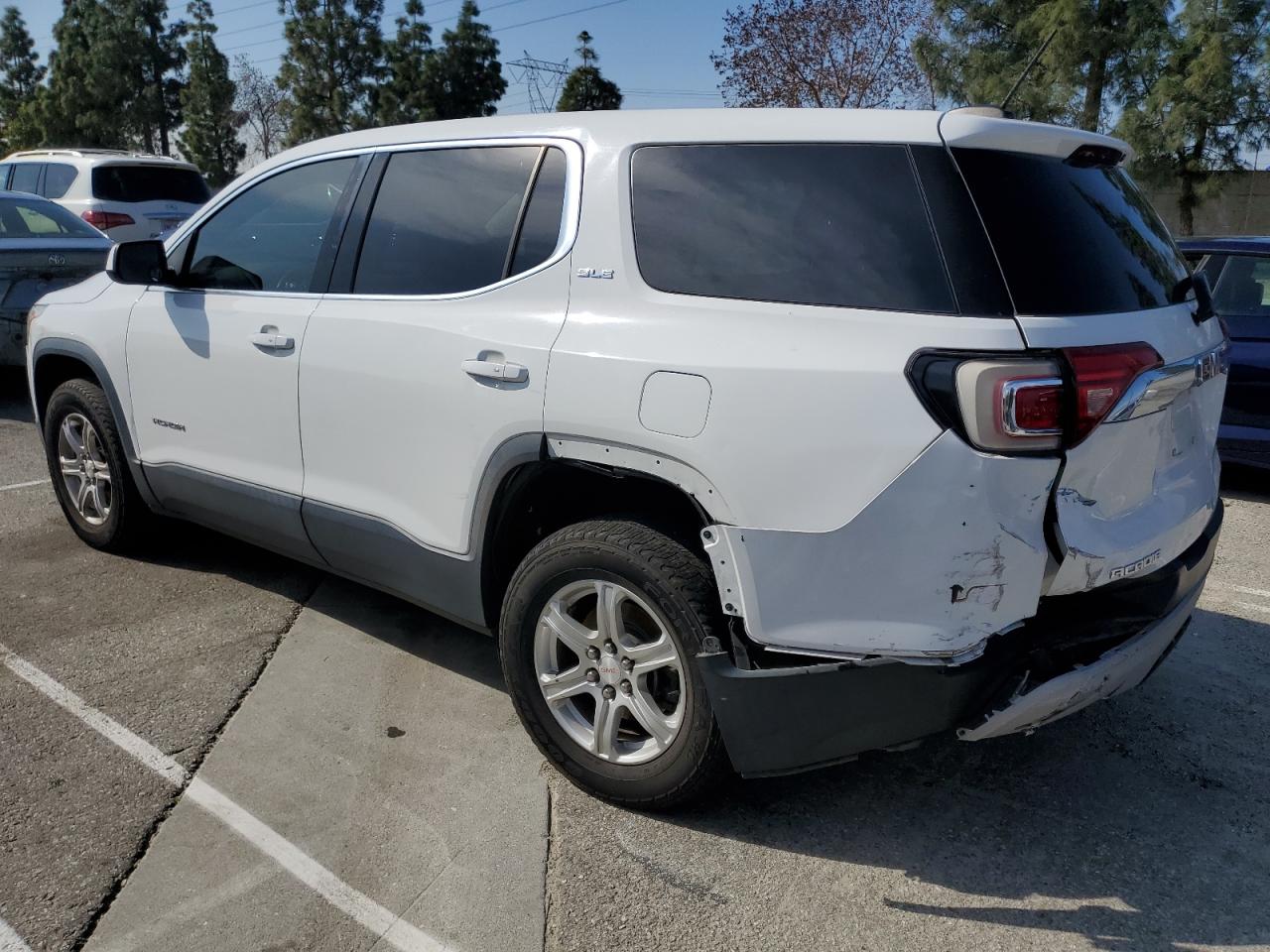2018 GMC Acadia VIN 1GKKNKLA7JZ209148 Copart auction photo, rear end damage thumbnail 2