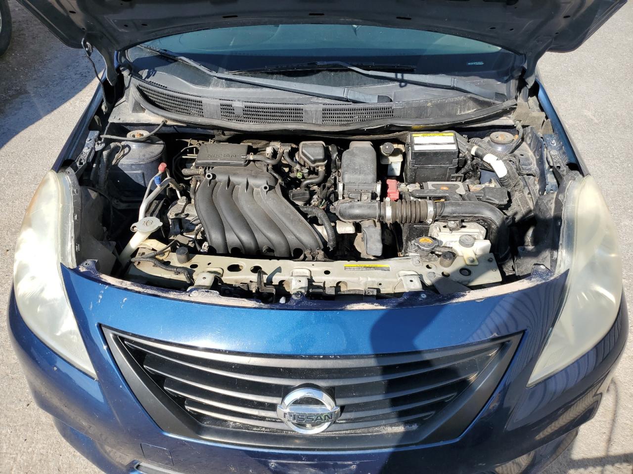 2014 Nissan Versa VIN 3N1CN7APXEL870175 Copart auction photo, side damage thumbnail 11