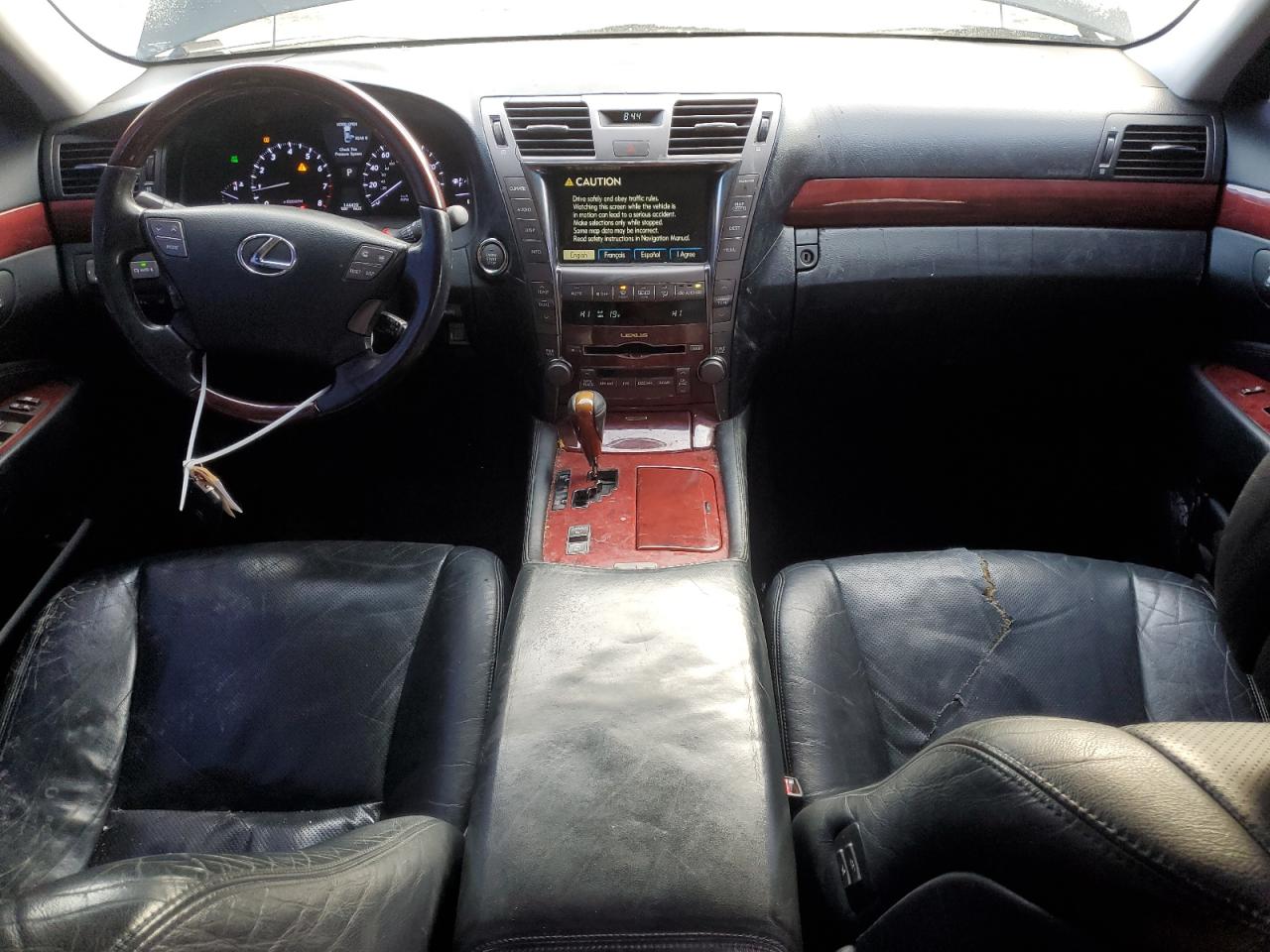 2007 Lexus LS VIN JTHBL46F675039464 Copart auction photo, side damage thumbnail 8