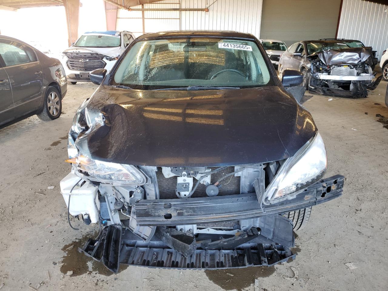 2014 Nissan Sentra VIN 3N1AB7AP3EY327592 Copart auction photo, front end damage thumbnail 5