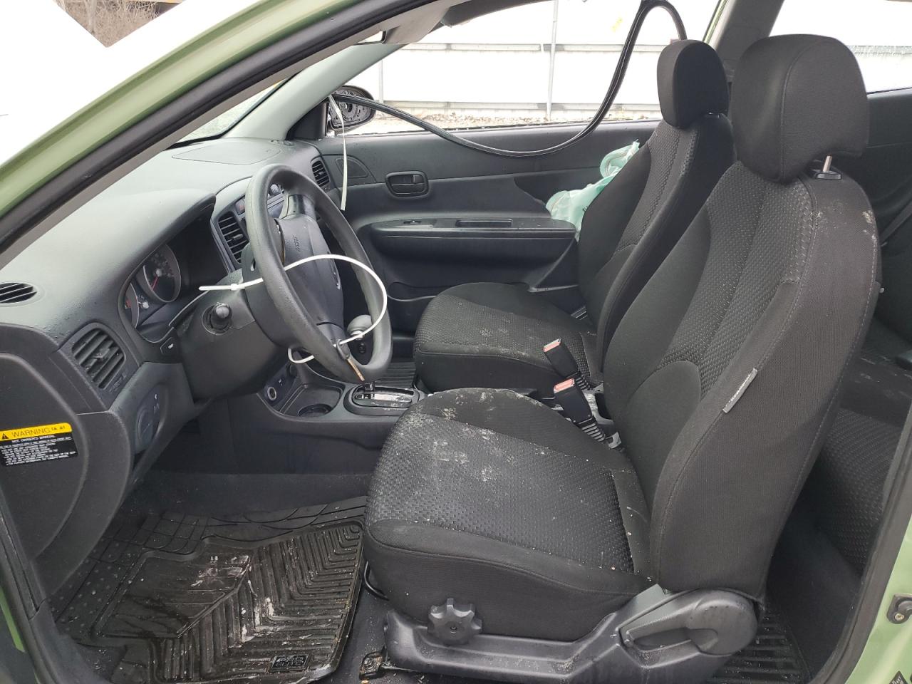 2009 Hyundai Accent VIN KMHCM36C49U124598 Copart auction photo, all over damage thumbnail 7
