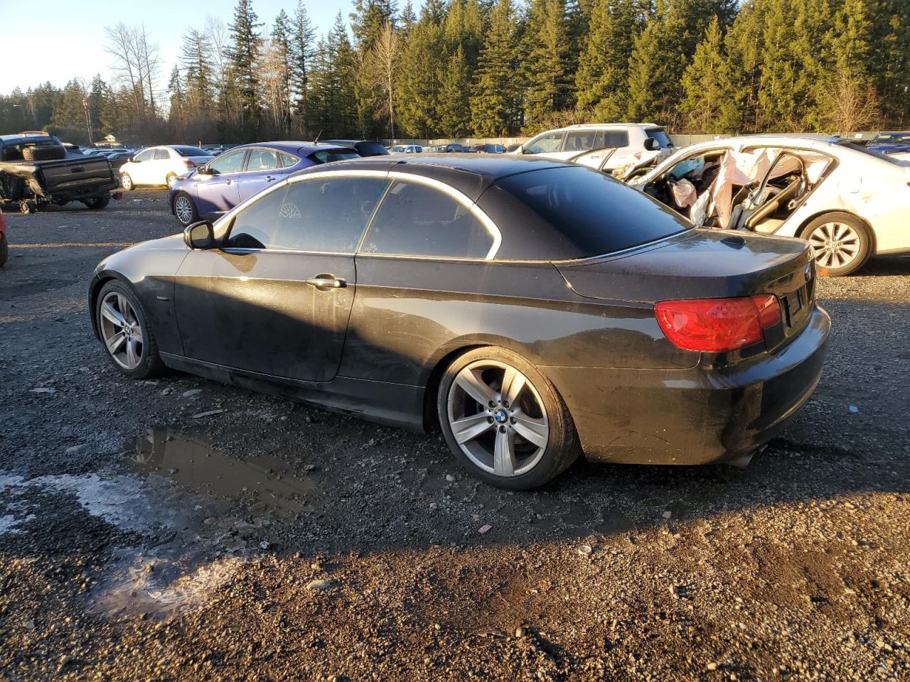 2011 BMW 3er VIN WBADW3C57BE538464 Copart auction photo, side damage thumbnail 2