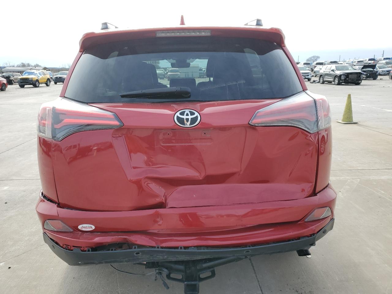 2016 Toyota RAV 4 VIN 2T3YFREV6GW283519 Copart auction photo, rear end damage thumbnail 6