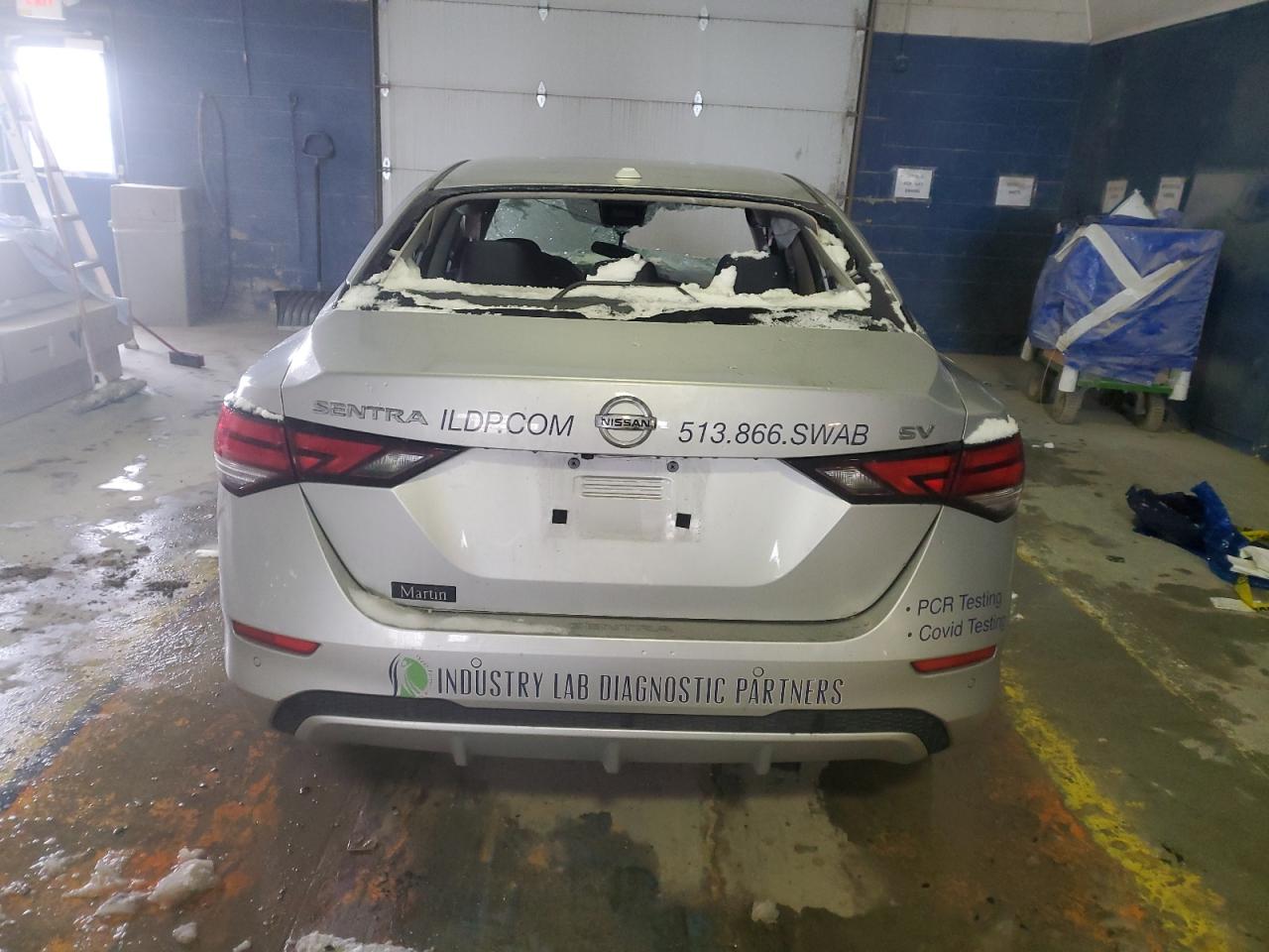 2022 Nissan Sentra VIN 3N1AB8CVXNY207290 Copart auction photo, all over damage thumbnail 6