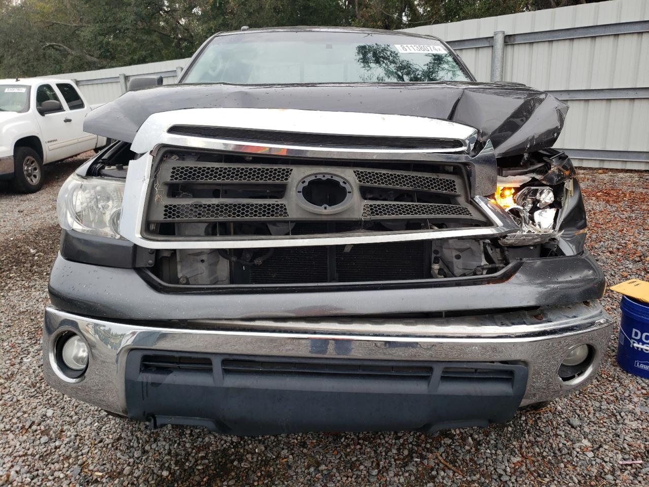 2012 Toyota Tundra VIN 5TFRY5F16CX126954 Copart auction photo, front end / side damage thumbnail 5