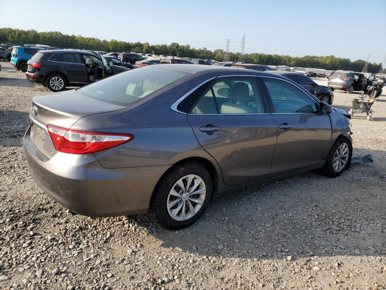 2017 Toyota Camry VIN 4T1BF1FK1HU787594 Copart auction photo, front end damage thumbnail 3