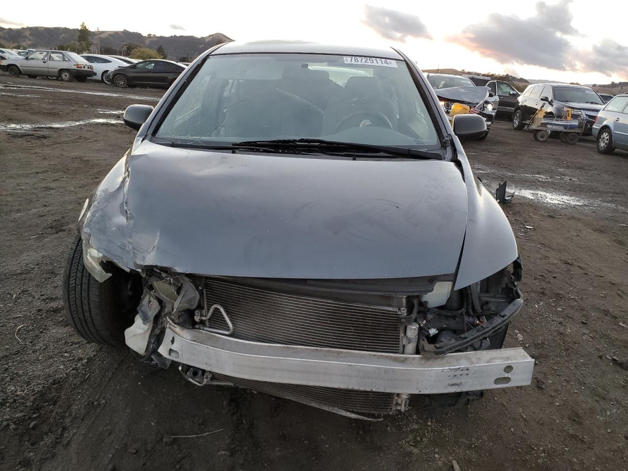 2009 Honda Civic VIN 2HGFA16329H351260 Copart auction photo, front end damage thumbnail 5