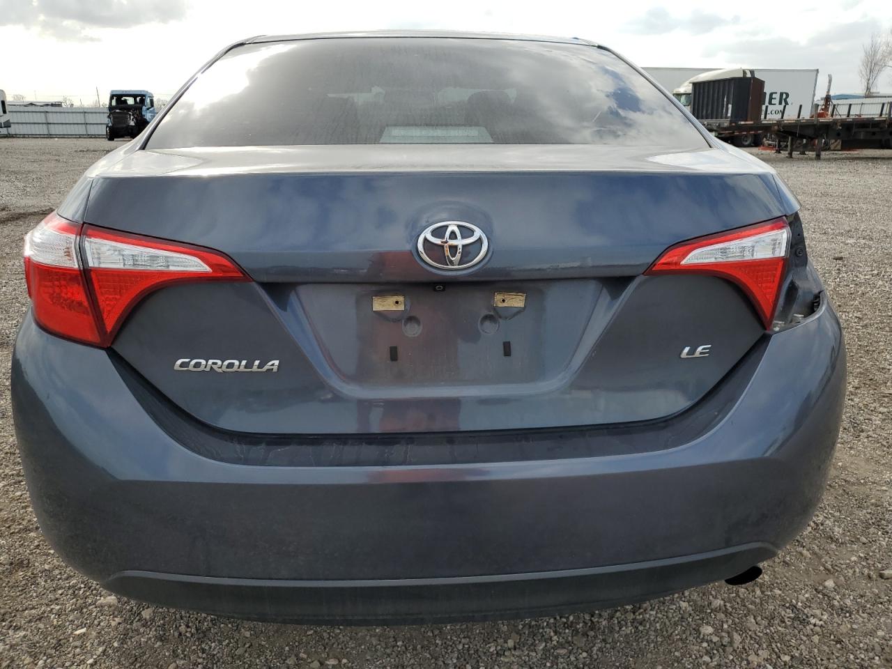 2015 Toyota Corolla VIN 5YFBURHE3FP246797 Copart auction photo, side / undercarriage damage thumbnail 6