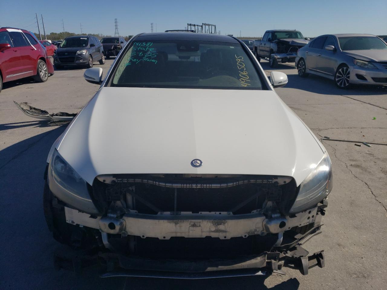 2016 Mercedes-Benz C-klasse VIN 55SWF4JB2GU150816 Copart auction photo, front end damage thumbnail 5