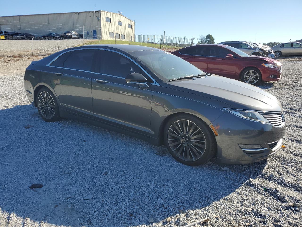 2016 Lincoln MKZ VIN 3LN6L2J96GR614633 Copart auction photo, undercarriage / side damage thumbnail 4