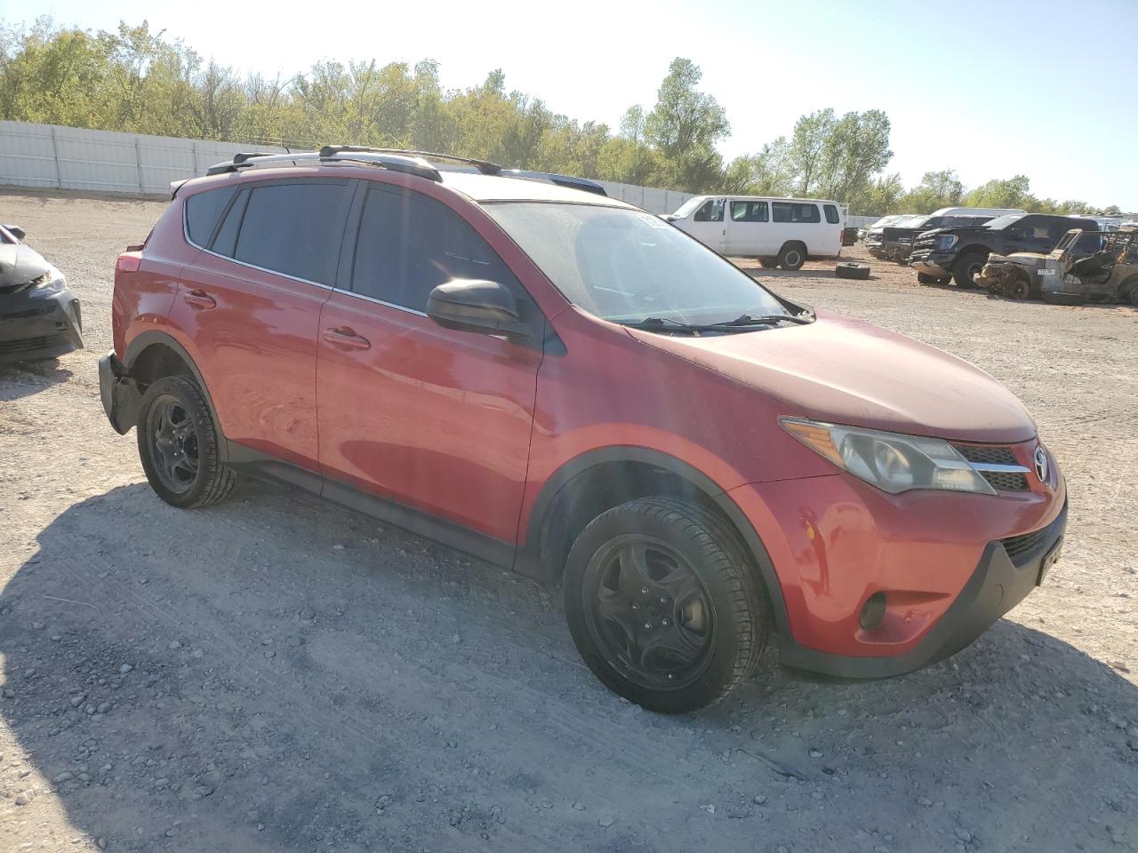 2014 Toyota RAV 4 VIN 2T3BFREV7EW183531 Copart auction photo, rear end damage thumbnail 4