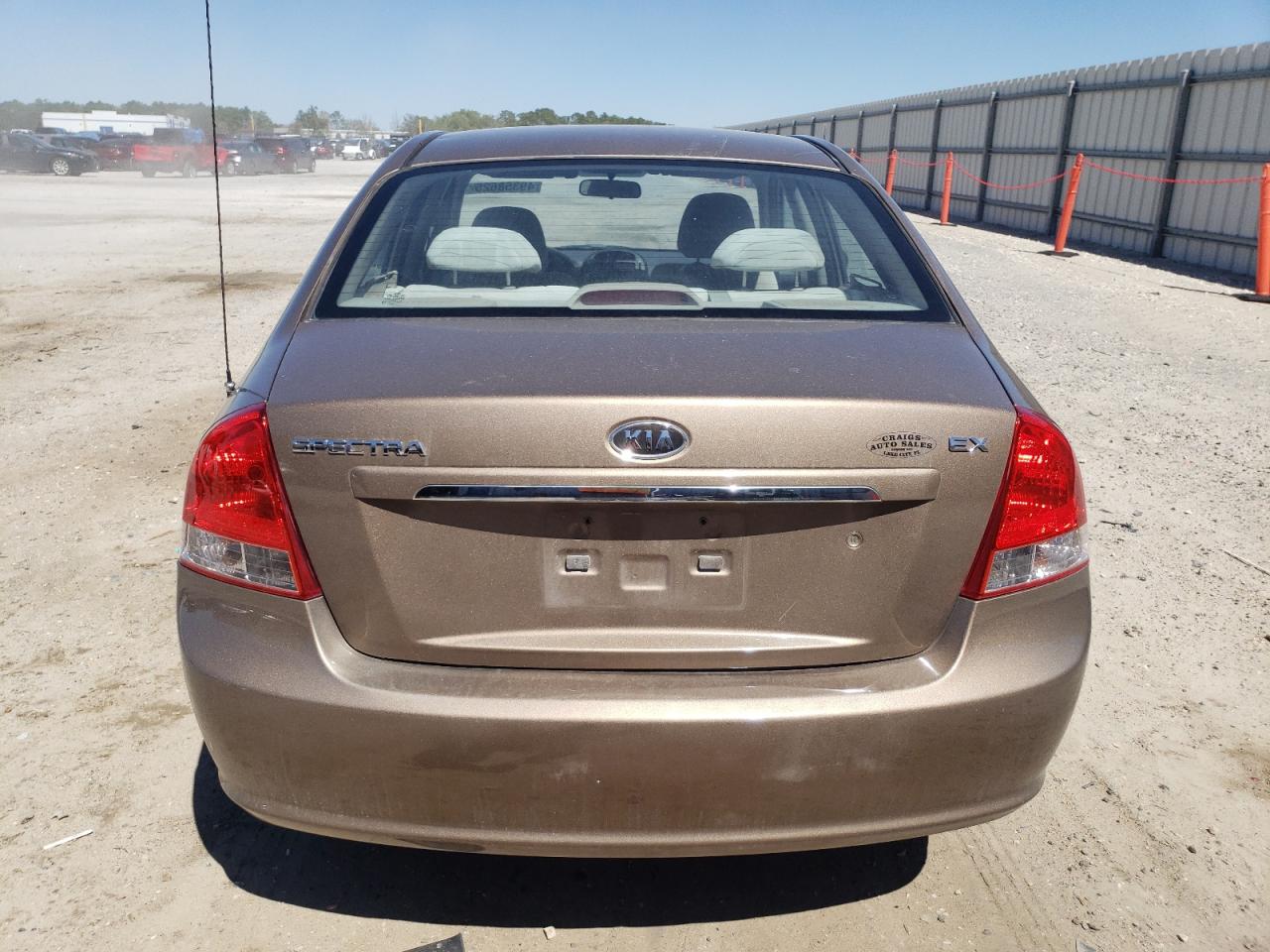 2009 KIA Spectra VIN KNAFE221095615271 Copart auction photo, front end damage thumbnail 6
