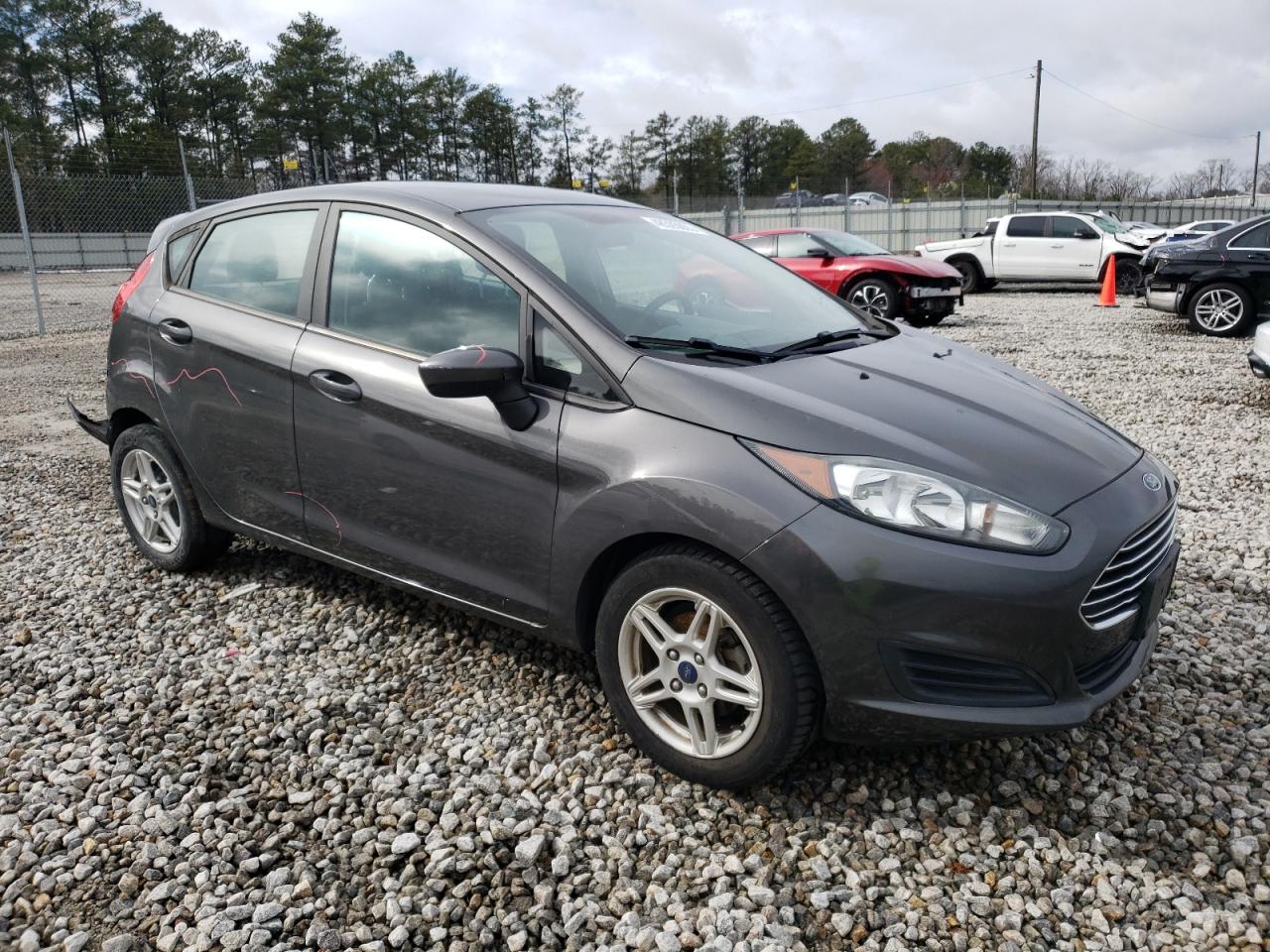 2017 Ford Fiesta VIN 3FADP4EJ5HM167667 Copart auction photo, rear end damage thumbnail 4